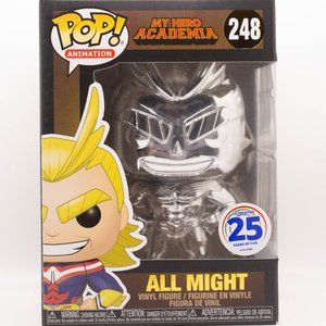 Funko Pop My Hero Academia All Might #248 25th Anniversary Funimation Exclusive